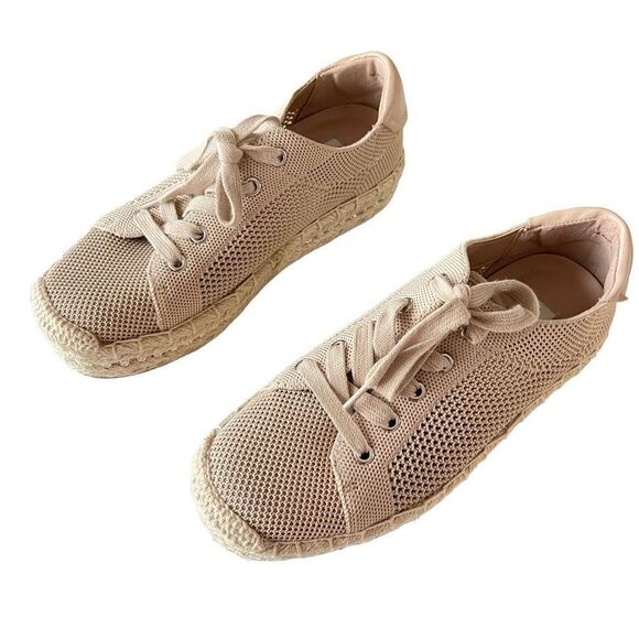 Chelsea & Violet Vitna Flatform Espadrilles Shoes 7 - Picture 7 of 11